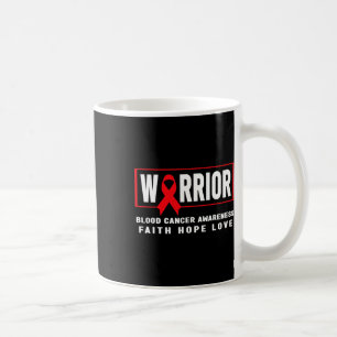Caneca De Café Conscientização do Câncer de Sangue - Guerreiro do