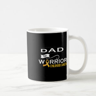 Caneca De Café Conscientização do Câncer Infantil Pai de um Guerr