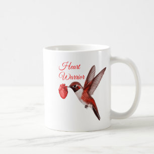 Caneca De Café Conscientização sobre a Doença Cardíaca Guerreiro