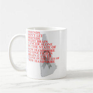 Caneca De Café Conscientização sobre o Câncer Cerebral em New Ham