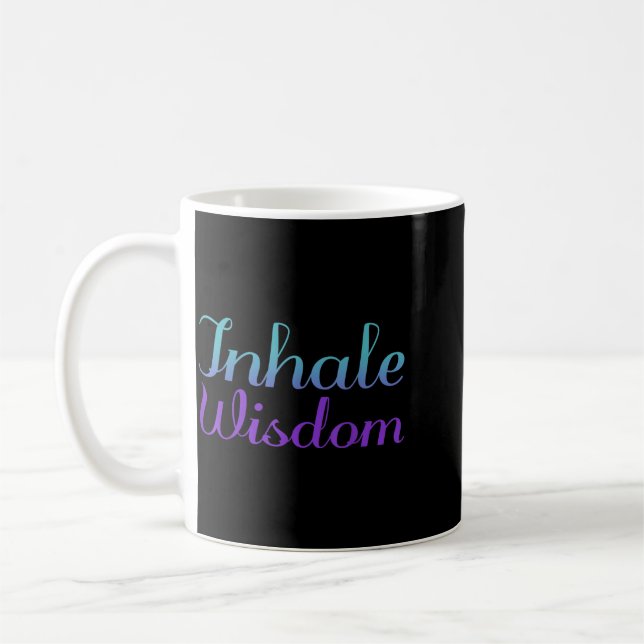 Caneca De Café Conscientização sobre Prevenção da Sabedoria Inspi (Esquerda)