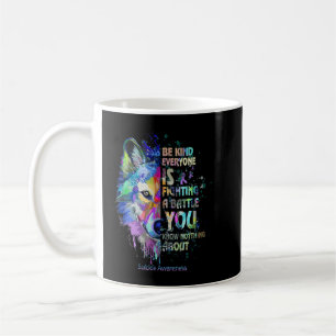 Caneca De Café Conscientização sobre Suicídio Seja Gentil Todos E
