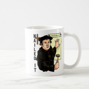 Caneca De Café Consegui Dia da Reforma Martinho Lutero Luteranism