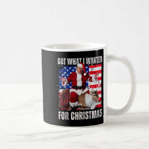 Caneca De Café Consegui O Que Queria No Natal - Trump Venceu 2024