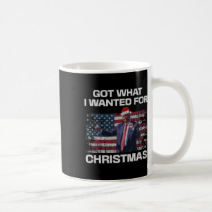 Caneca De Café Consegui O Que Queria Para O Natal - Trump 2024 Wo