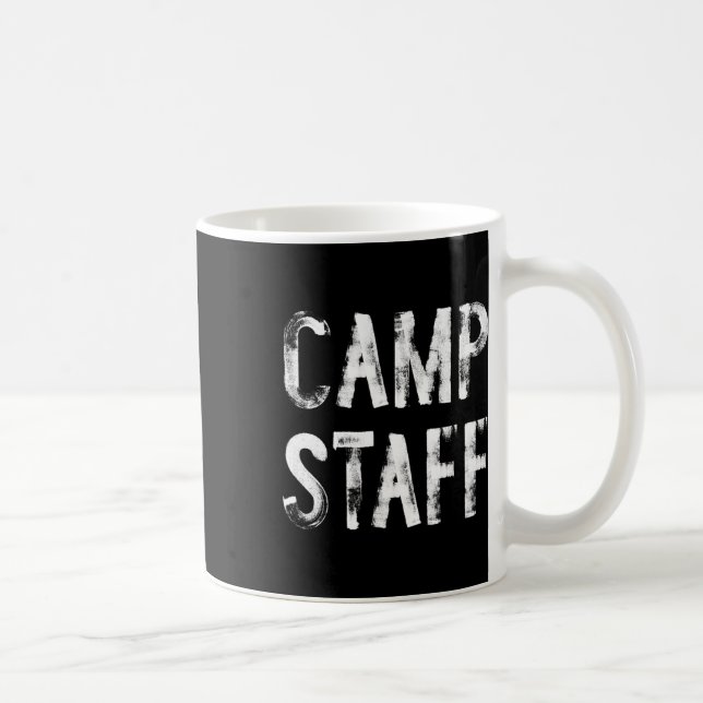 Caneca De Café Conselheiro de Equipe de Acampamento Camping (Direita)