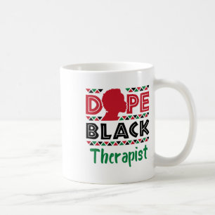 Caneca De Café Conselheiro de Psicologia Mental Terapista Preto
