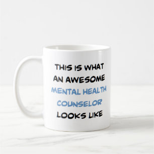 Caneca De Café conselheiro de saúde mental incrível