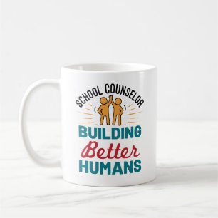 Caneca De Café Conselheiro Escolar Construindo Humanos Melhores