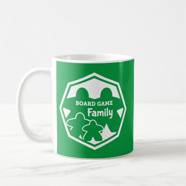 Caneca De Café Conselho da família 2P2K White Frame Mug (Esquerda)