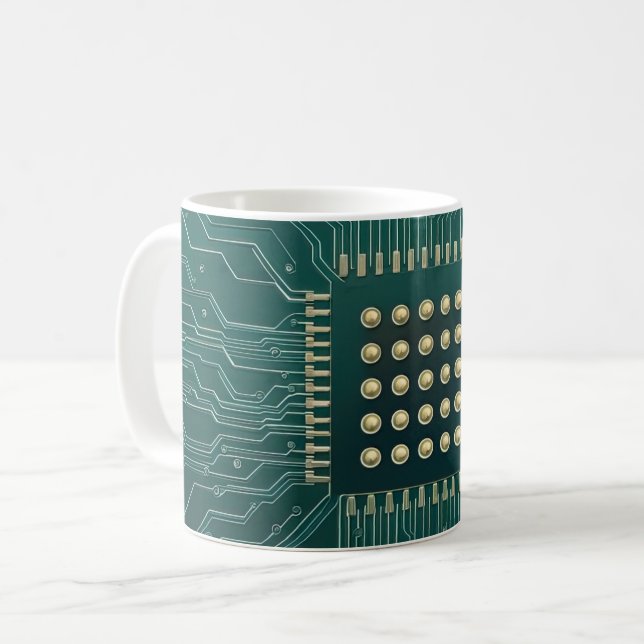 Caneca De Café Conselho do Circuito Verde (Frente Esquerda)