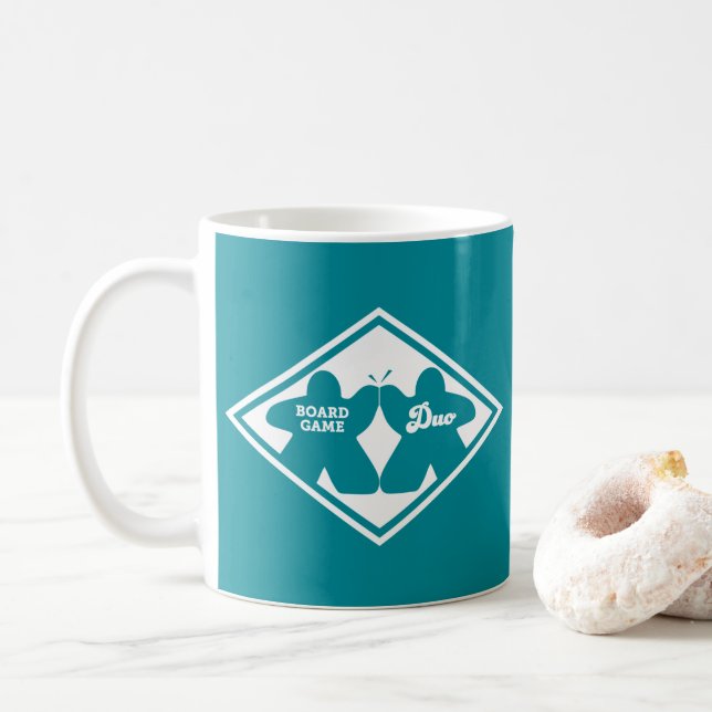 Caneca De Café Conselho Game Duo White Frame (Com Donut)