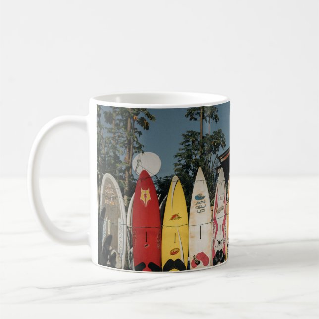 Caneca De Café Conselhos de surfe monitorados estão em campo aber (Esquerda)
