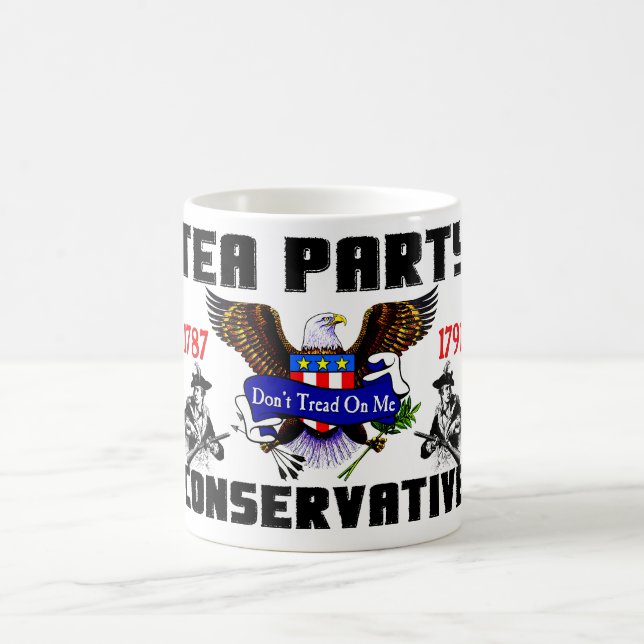 Caneca De Café Conservador do tea party (Centro)