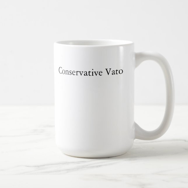 Caneca De Café Conservador Vato Mug (Direita)