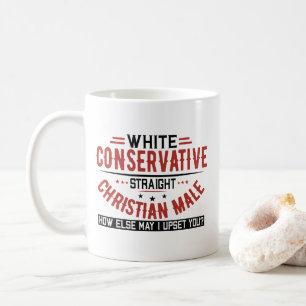 Caneca de café conservadora branca