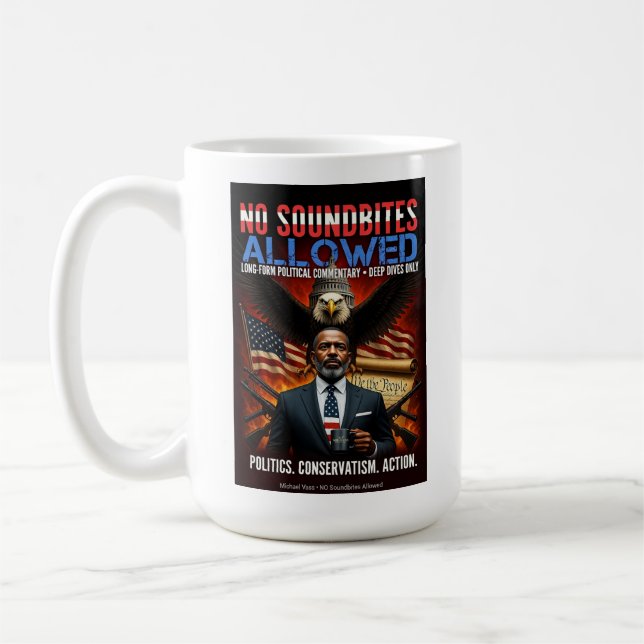 Caneca De Café Conservadorismo Como Café - Preto! (Esquerda)