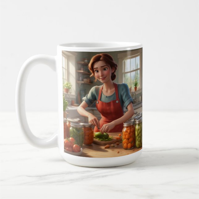 Caneca De Café Conservando a colheita  (Esquerda)