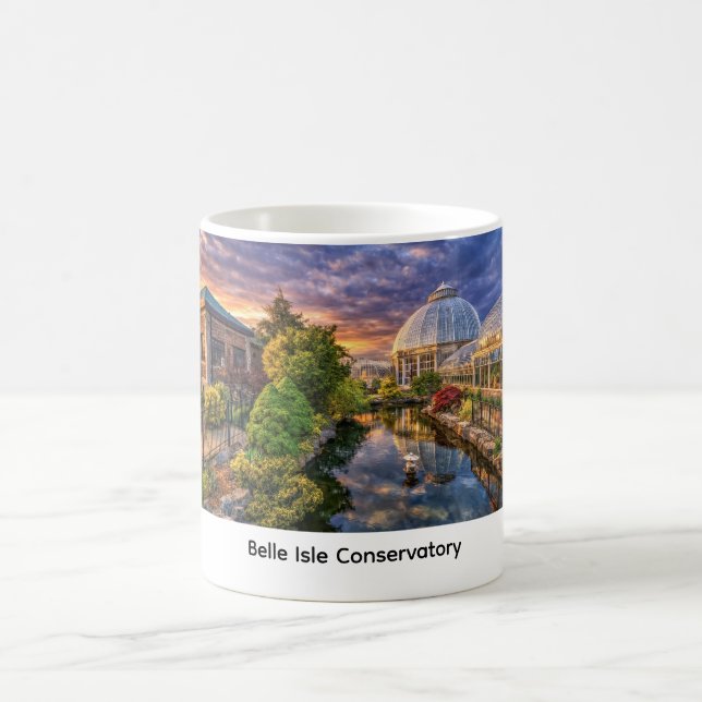 Caneca De Café Conservatório Belle Isle de Detroit (Centro)