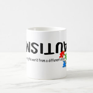 Caneca De Café Considerando o mundo de um ângulo diferente