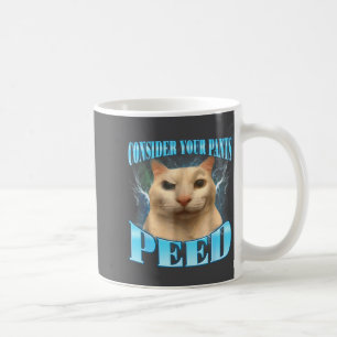Caneca De Café Considere Seu Calção Fez Xixi Engraçado Gato Maluc