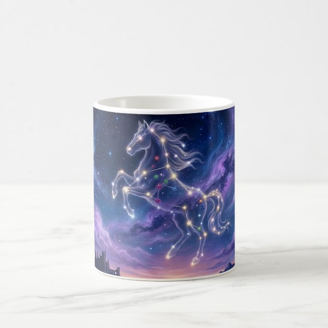 Caneca De Café Constelação do Corcel Valente (Centro)