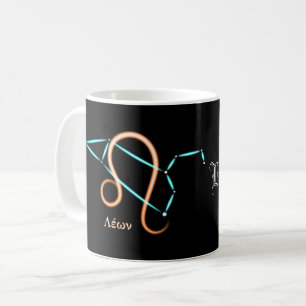 Caneca de Café Constelação do Zodíaco Leão