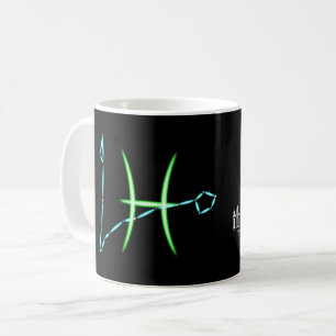 Caneca De Café Constelação Zodiac Peixes Café Mug