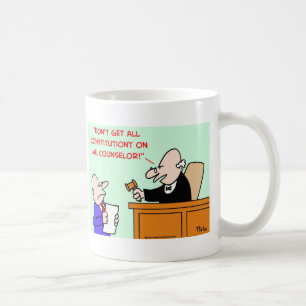 Caneca De Café constituição do juiz