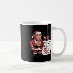Caneca De Café Construa A Parede De Papais noeis De Tremor De Nev