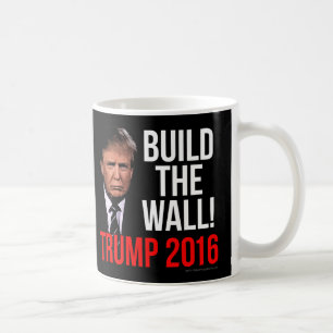 Caneca De Café Construa a parede Donald Trump 2016