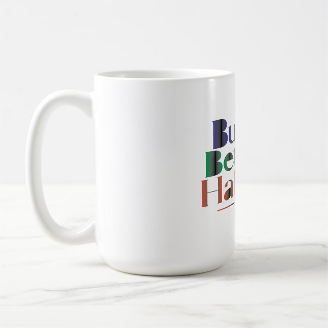 Caneca De Café Construa Hábitos Melhores (Esquerda)
