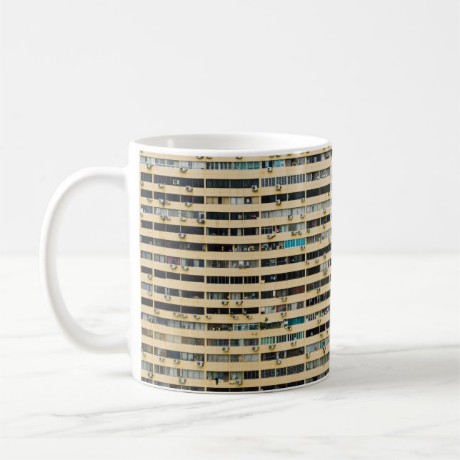 Caneca De Café Construção de betão marrom e branco (Esquerda)
