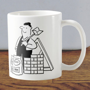 Caneca De Café Construção e construtor de casas gerais