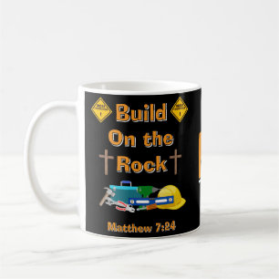 Caneca De Café Construído no Rock