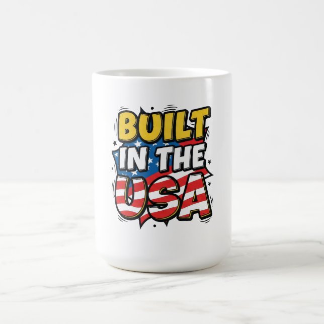 Caneca De Café Construído nos EUA (Centro)