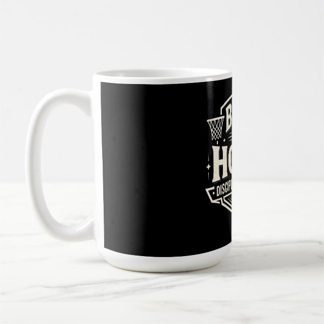 Caneca De Café Construído para Motivação de Basquete Hoops (Esquerda)