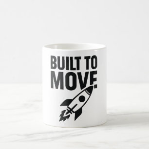 Caneca De Café Construído para mover T-Shirt