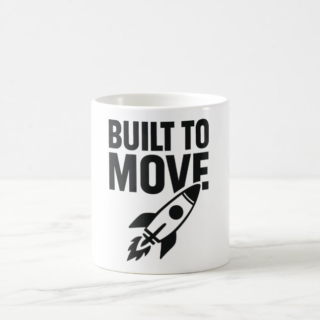 Caneca De Café Construído para mover T-Shirt (Centro)