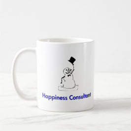Caneca De Café Consultor de Felicidade Snowman
