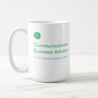 Caneca De Café Consultor de Negócios de Comunicações, não um cane