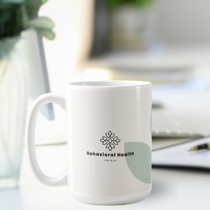 Caneca De Café Consultor de Saúde Comportamental Creme de Folha V