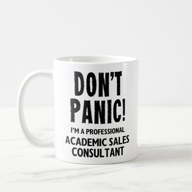 Caneca De Café Consultor de Vendas Acadêmicas (Esquerda)