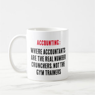 Caneca De Café Contabilidade Quando contadores são o número real