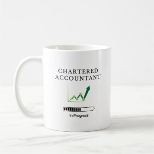 Caneca De Café Contabilista Afretado - Presente de Progresso Fina