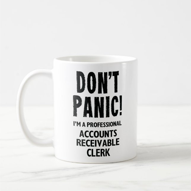 Caneca De Café Contabilista de Contas a Receber (Esquerda)