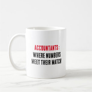 Caneca De Café Contabilistas: onde os números correspondem