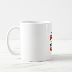 Caneca De Café Contador de Halloween Camisa Vintage Fantasma Desi