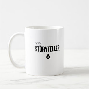 Caneca De Café Contador de Histórias Escritor Jornalista Blogueir