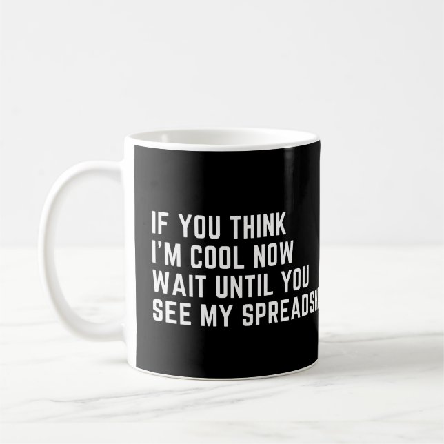 Caneca De Café Contadores E Auditores Dizer Planilha Engraçada (Esquerda)